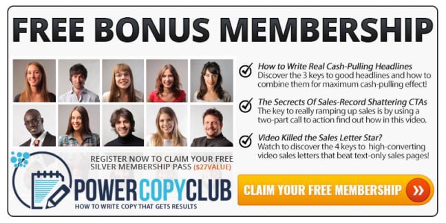 Bonus Membership #5: Power Copy Club