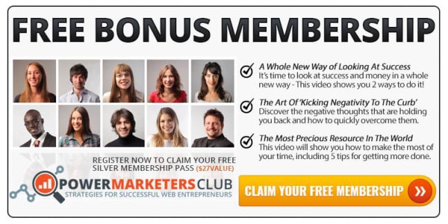 Bonus Membership #6: Power Marketers Club